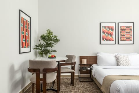 Bed, Living room, Seating area, Dining area, Bedroom, hair dresser