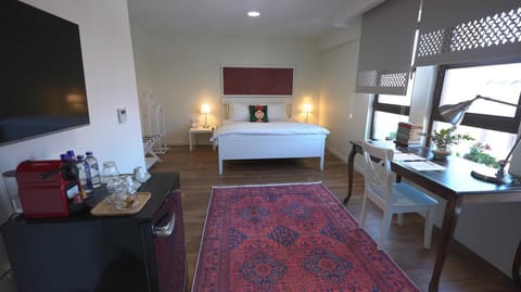 Bed, TV and multimedia, Coffee/tea facilities, Living room, Bedroom, hair dresser