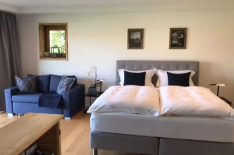 Bed, Photo of the whole room, Seating area, Bedroom