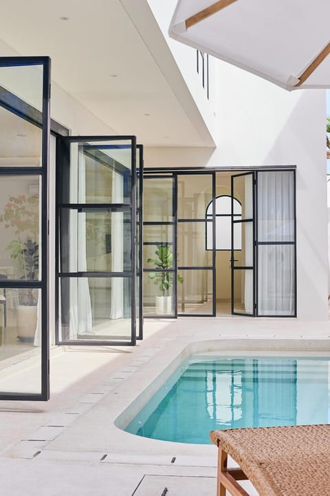Patio, Pool view