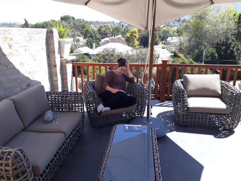 Patio, People, View (from property/room), Balcony/Terrace, Seating area