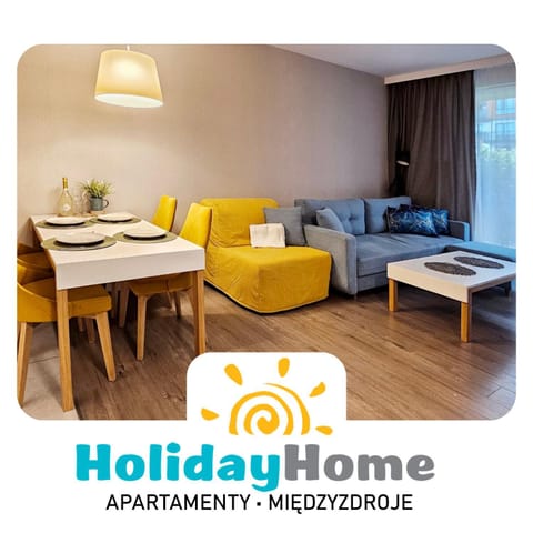 HolidayHomePL Bel Mare 109b z tarasem i ogródkiem Apartment in Miedzyzdroje