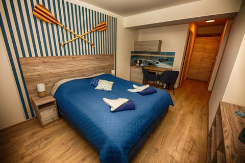 Bed, Photo of the whole room, Bedroom, towels, wardrobe