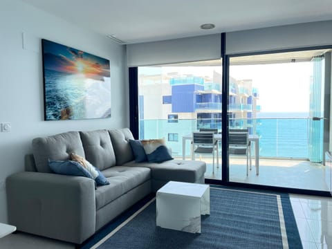 Living room, Seating area, Sea view