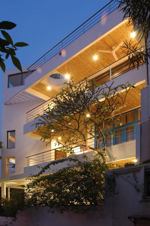 Property building, Sunset