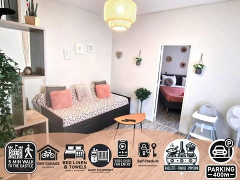 Charme de Blois à 2 min Château Local à vélos Apartment in Blois