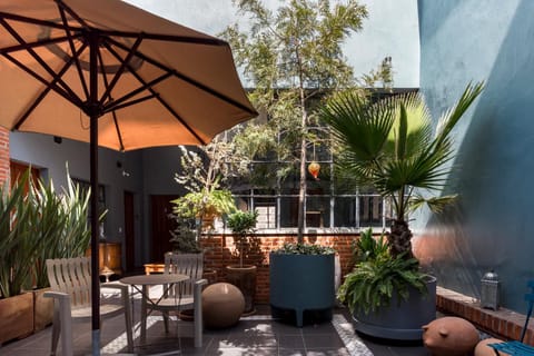 Patio, Seating area, Inner courtyard view