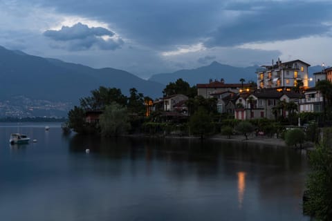 Property building, Nearby landmark, Natural landscape, Lake view