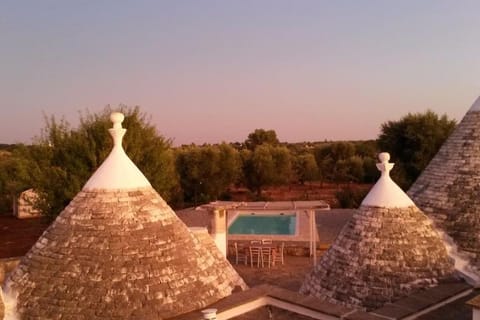 Trullo with swimming pool. Charme&relax House in Province of Taranto