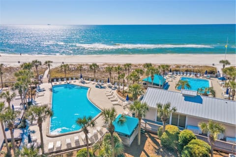 Day, Natural landscape, Bird's eye view, Beach, Pool view, Sea view, Swimming pool, sunbed