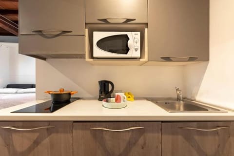 Coffee/tea facilities, Kitchen or kitchenette, minibar, stove