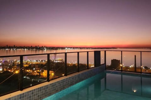 Balcony/Terrace, City view, Sunset