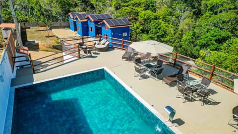 Pool view, Swimming pool, sunbed