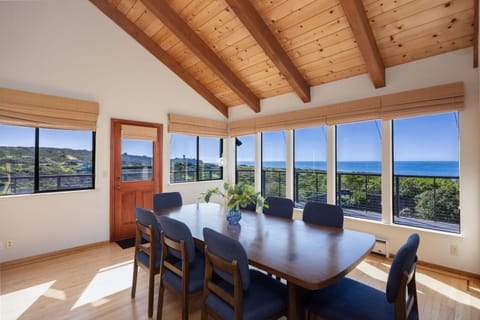 Unmatched Ocean Beach and Mountain Views Family-Friendly Retreat House in Moss Beach