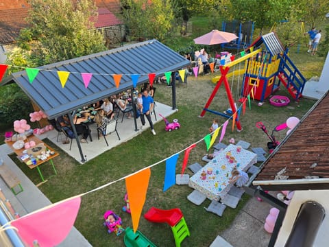 Natural landscape, Children play ground, children, group of guests