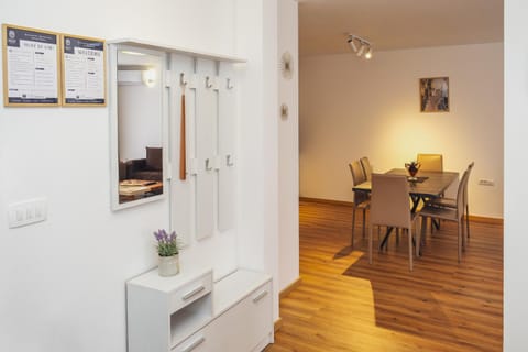 Facade/entrance, Living room, Dining area