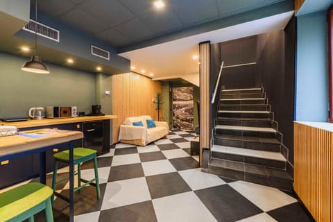 Kitchen or kitchenette, Living room, Dining area, kitchen