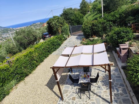 Patio, Natural landscape, Sea view, Parking