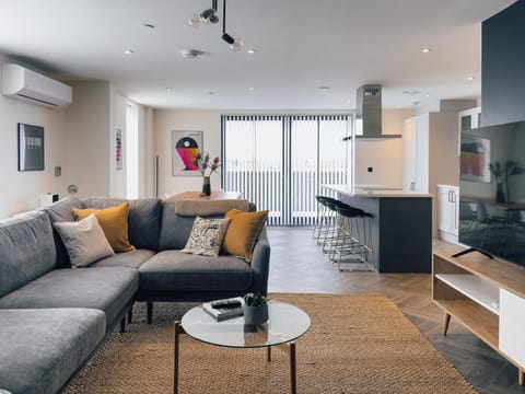 TV and multimedia, Living room, Seating area, Evening entertainment, air conditioner