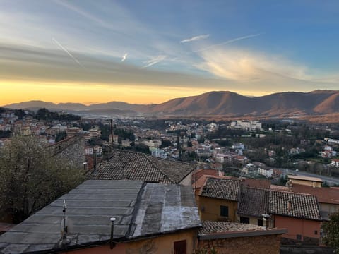 Natural landscape, City view, Mountain view, Sunset