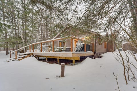 Waterfront Duluth Cabin with Deck and River View! Cabin in Wisconsin