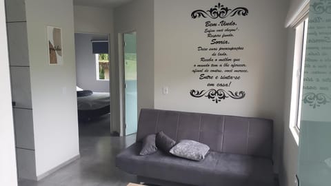Bed, Living room, Seating area