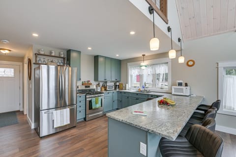 Lakefront Bucksport Home with Fire Pit and Gas Grill! House in Orland