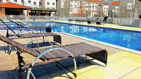 Pool view, sunbed