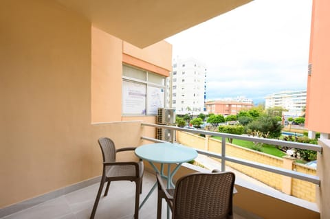 Property building, Day, View (from property/room), Balcony/Terrace, Dining area, locker
