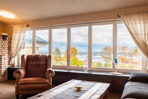 Living room, Lake view, Sea view