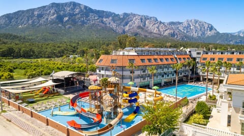 Property building, Aqua park, Mountain view, Pool view, Swimming pool, sunbed