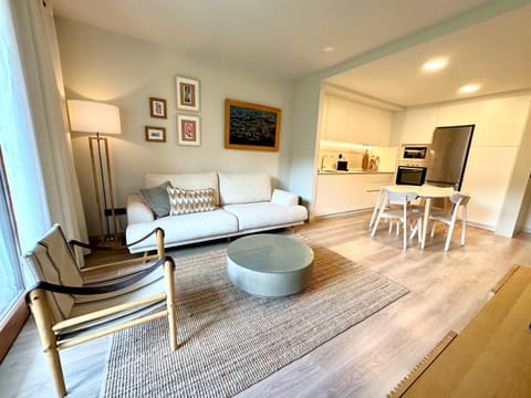 Kitchen or kitchenette, Living room, Dining area