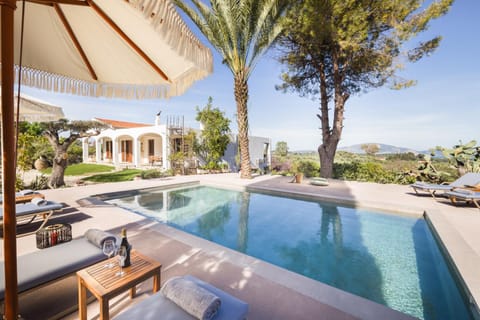 Patio, Natural landscape, Swimming pool