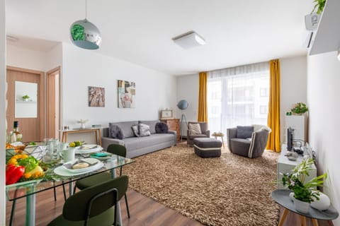 Living room, Seating area, Dining area