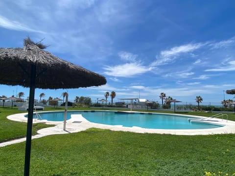 Spring, Day, Natural landscape, Garden, Garden view, Pool view, Swimming pool, sunbed