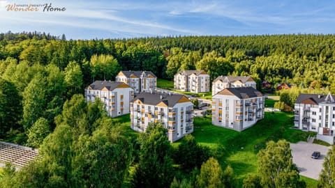 Property building, Spring, Natural landscape, Bird's eye view