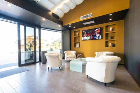 Lobby or reception, air conditioner