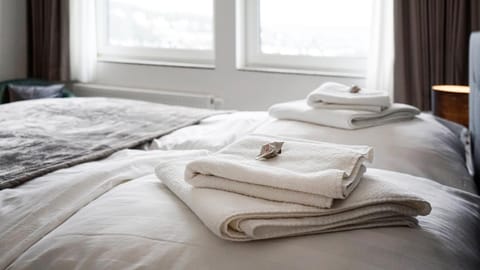 SI-View Doppelzimmer mit Stadtblick Zimmer 18 - Hotel Bed and Breakfast in Siegen