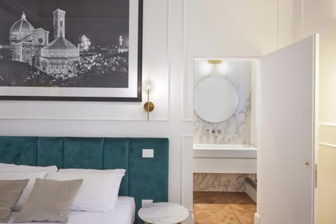 Bed, Bathroom, Bedroom
