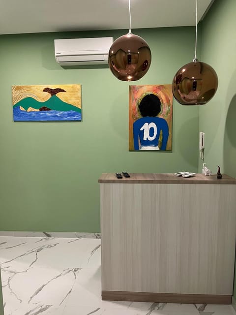 Lobby or reception, air conditioner