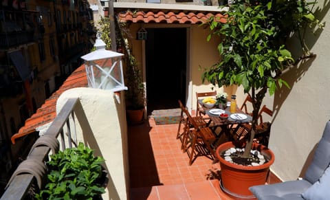 Property building, Day, View (from property/room), Balcony/Terrace, Dining area