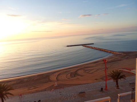 Beach, Sea view, Sunrise