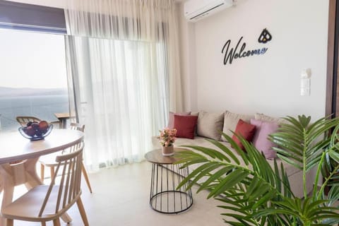 Living room, Sea view, air conditioner