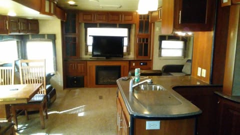 Kitchen or kitchenette, Living room, Evening entertainment