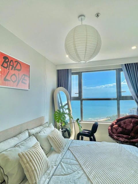Natural landscape, Bedroom, Sea view