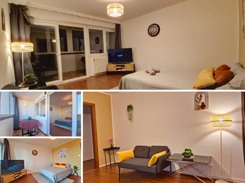 Bed, TV and multimedia, Living room, Photo of the whole room, Seating area, Bedroom