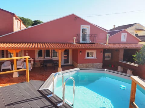 Property building, Patio, Swimming pool