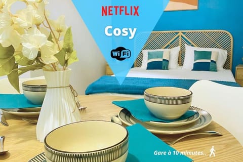 Cosy - Centre ville - Parking Apartment in Cambrai