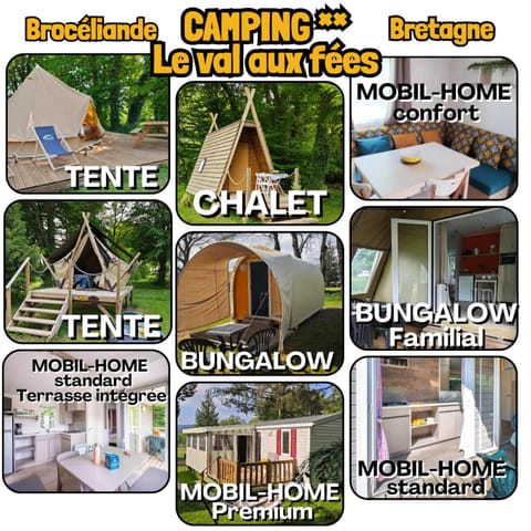 Camping Le Val Aux Fées - Brocéliande Campground/ 
RV Resort in Paimpont