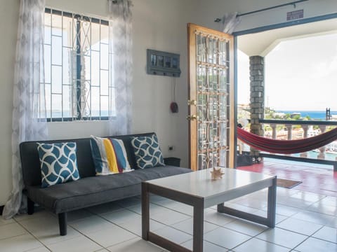 View (from property/room), View (from property/room), Balcony/Terrace, Living room, Seating area, City view, City view, Sea view, Sea view